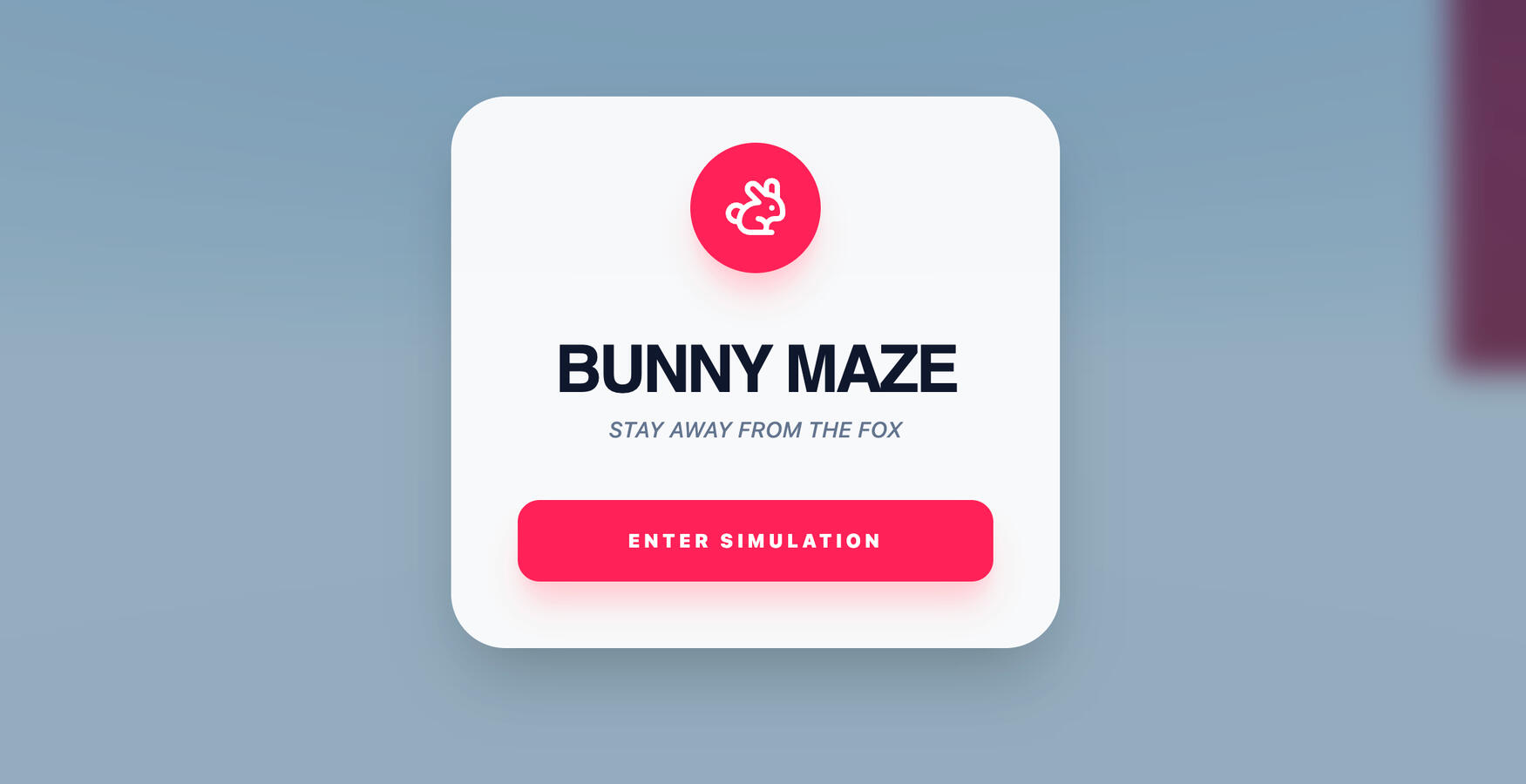 3D Bunny Maze