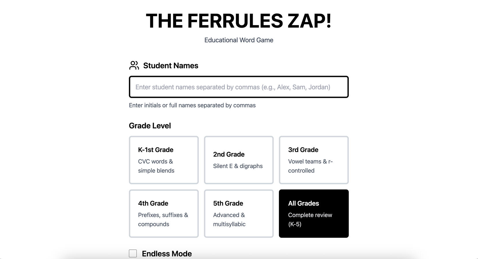 The Ferrules Zap